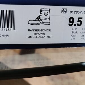 Polo Ralph Lauren Brown Tumbled Leather Boots (Ranger)